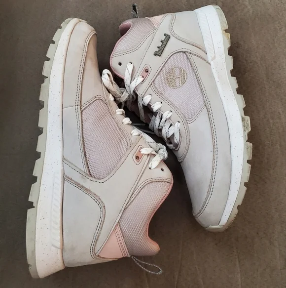 Timberland Field Trekker Mid Womens Shoes Size 7.5 In Light Taupe Nubuck-beige - Picture 8 of 12